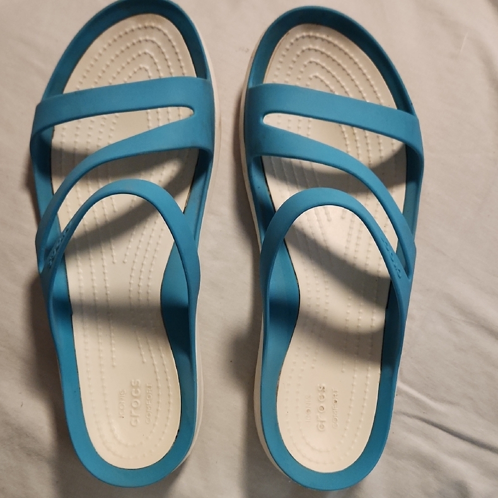Crocs Women's Blue Sandals